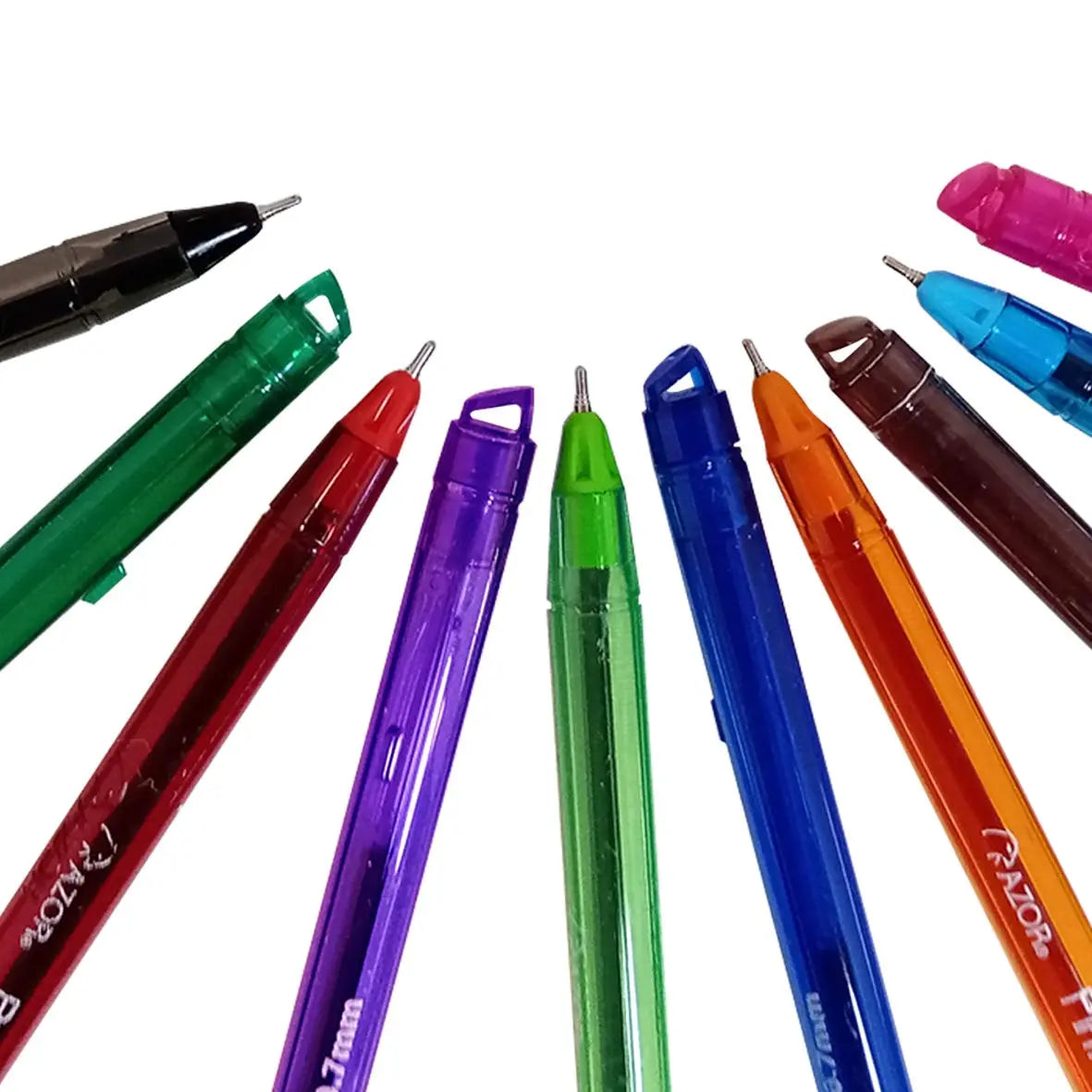 Plumas Azor Pin Point Colores Punto Mediano 1mm 36 Piezas Pin Point