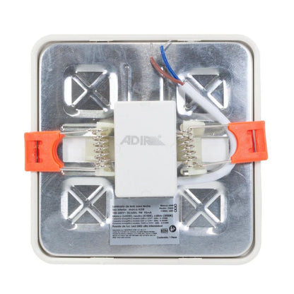 Empotrado Cuadrado con Base Ajustable 9 W Luz Blanca Adir