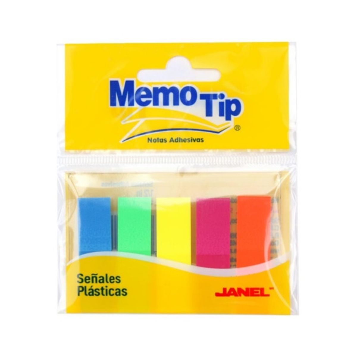 125pz Notas Adhesivas Memo Tip Señales Plasticas Colores