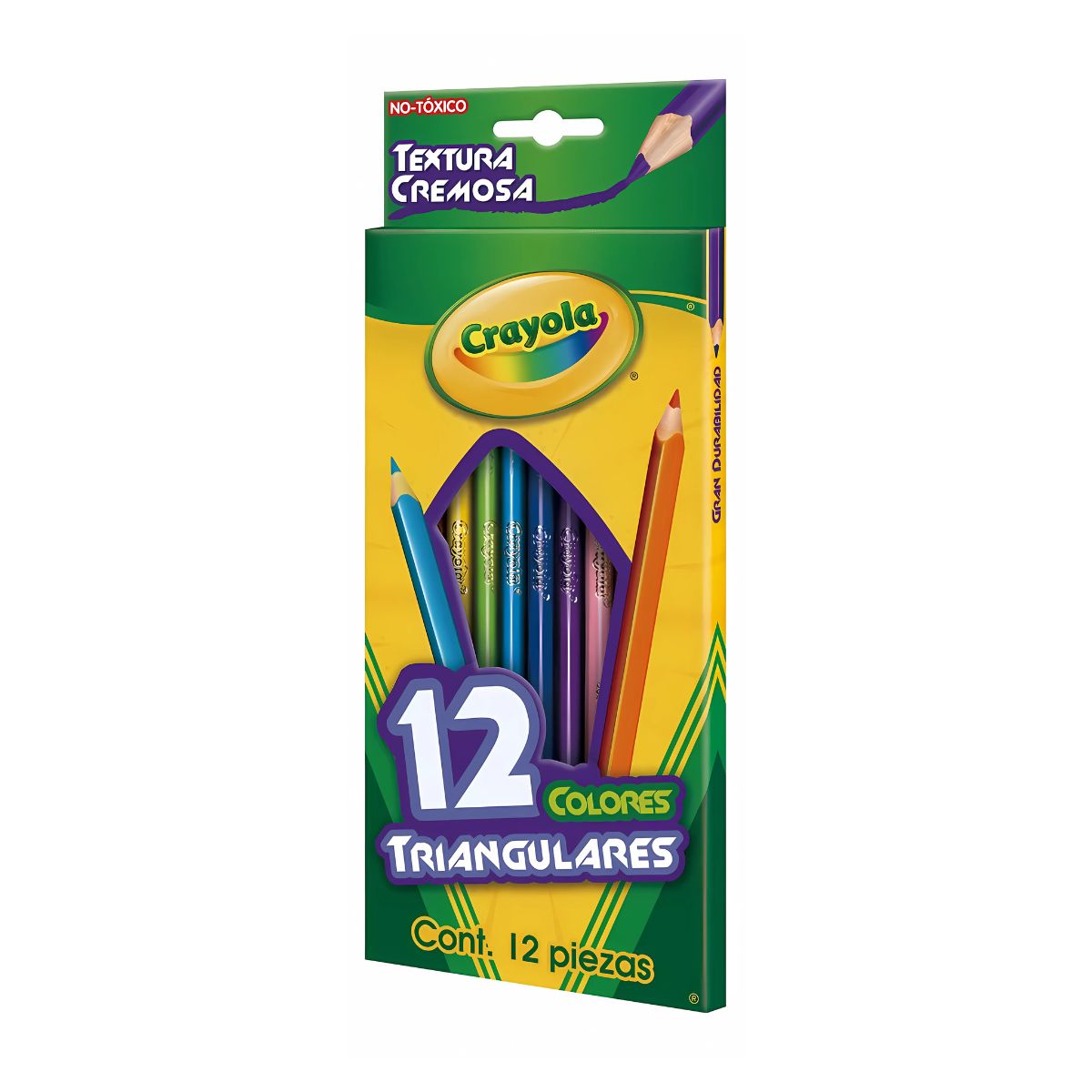 Lápices De Color Crayola Triangulares 12 Piezas + Sacapuntas