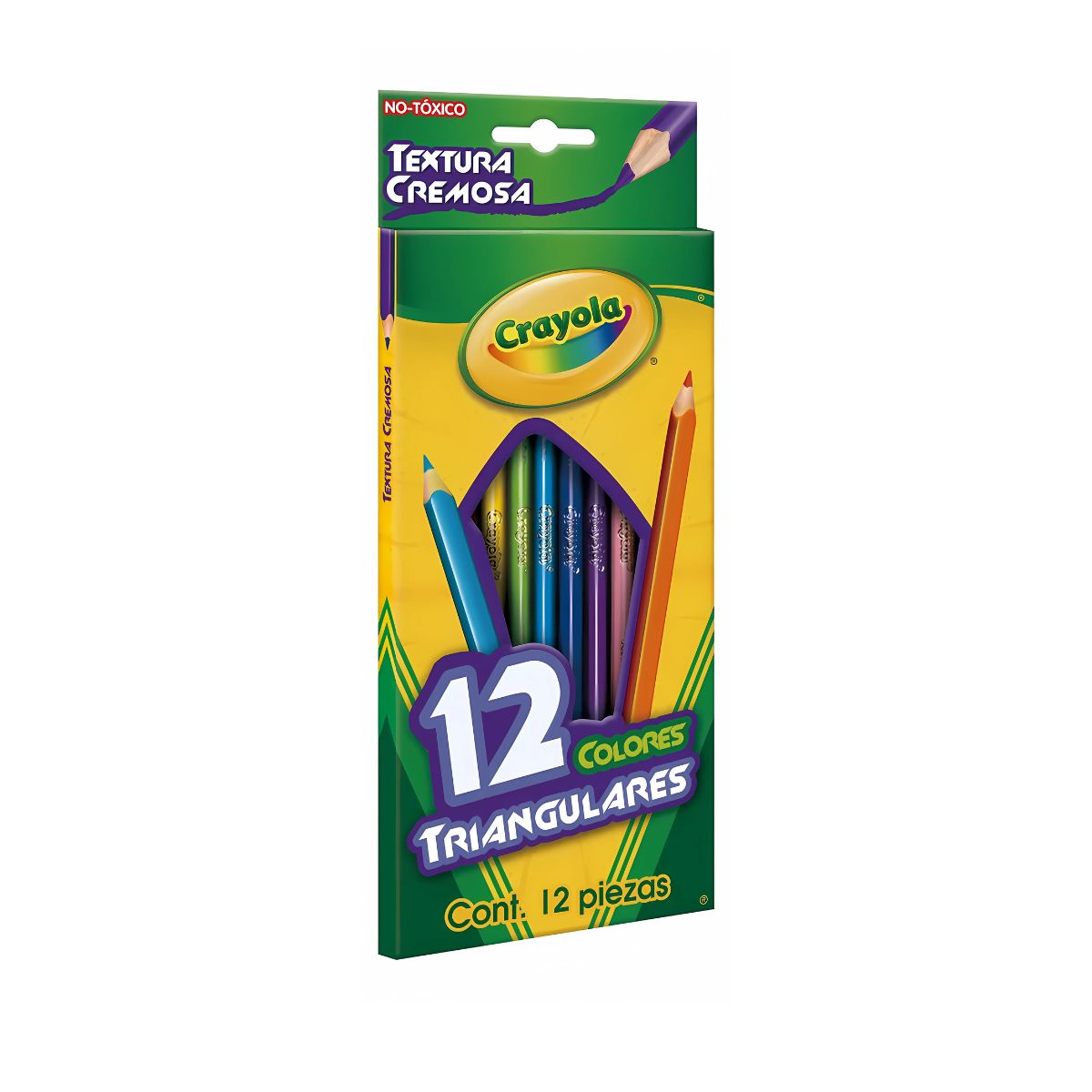 Lápices De Color Crayola Triangulares 12 Piezas + Sacapuntas