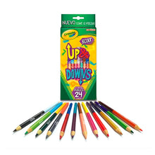 Lápices De Colores Crayola Up And Down Bicolor 12 Doble Punta 24 Colores