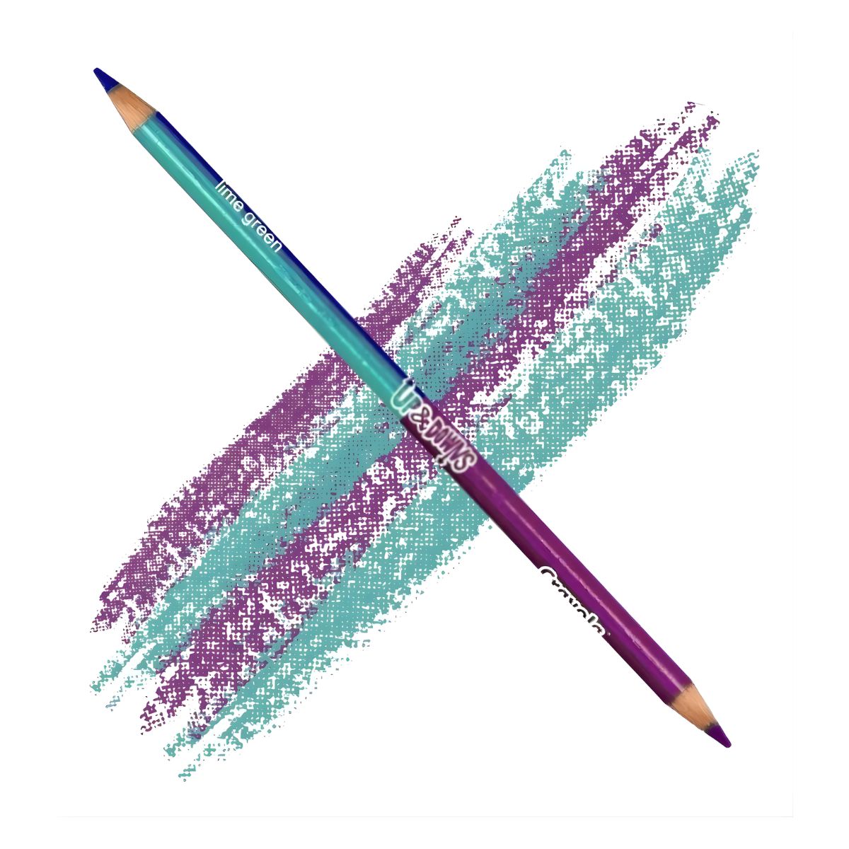 Lápices De Colores Crayola Up And Down Bicolor 12 Doble Punta 24 Colores