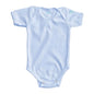 3pz Pañalero Liso Manga Corta Y Larga Ropa Bebé Color Azul Claro