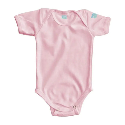 Pañalero Rosa Manga Corta Talla 6 Meses 3 PIEZAS - Coveme - vista lateral