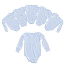 6pz Pañalero Azul Ropa Bebé Niño Niña Manga Larga y Corta