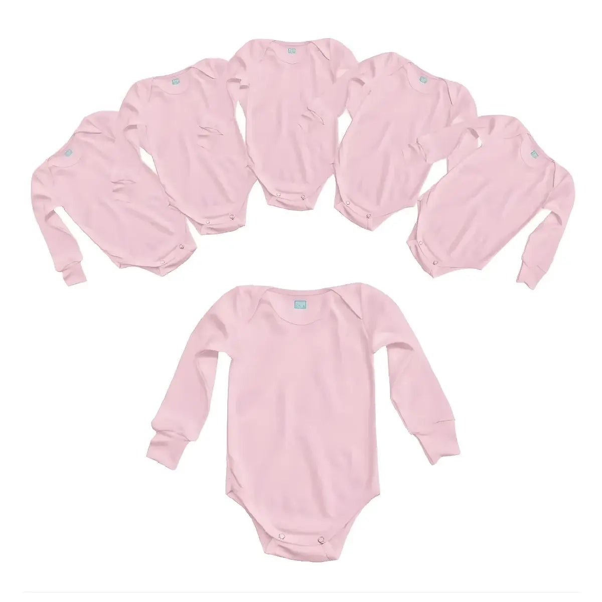 Pañalero ROSA Manga Larga Talla 24 Meses 6 PIEZAS - Ramoncito - vista lateral