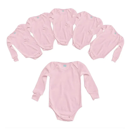 Pañalero ROSA Manga Larga Talla 24 Meses 6 PIEZAS - Ramoncito - vista lateral