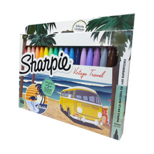 Marcadores Plumones Permanente Sharpie Punta Fina Vintage Travel 18 Piezas