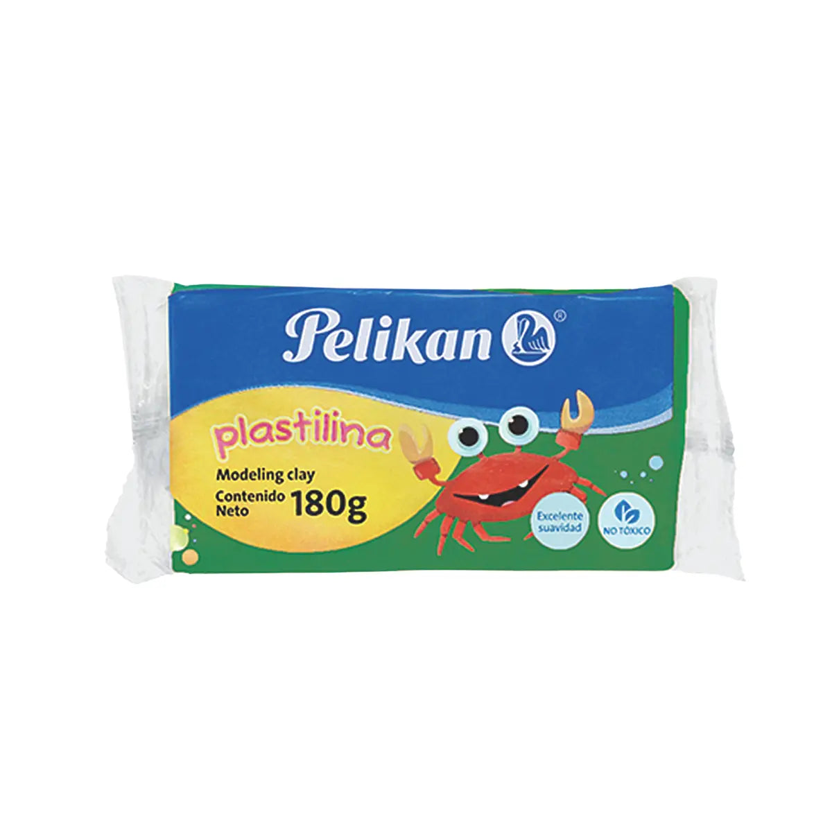 Barra Plastilina Marqueta Pelikan 180g Moldear Elegir Color Lavanda - Pelikan - contenido