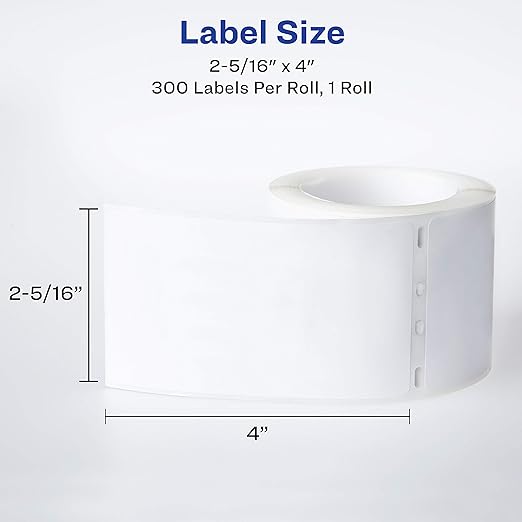 Rollo Etiquetas Térmicas Permanentes Avery 5.3 X 10.2 Cm