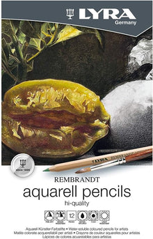 Lápices Colores Acuarelables Lyra Rembrandt Aquarell Set 12 Piezas