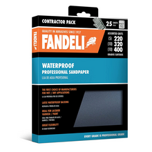 Kit 25 Lijas Agua Granos 220 / 320 / 400 Fandeli