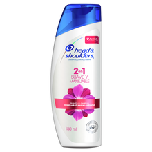 Shampoo Head & Shoulders 2en1 Suave Y Manejable 180ml