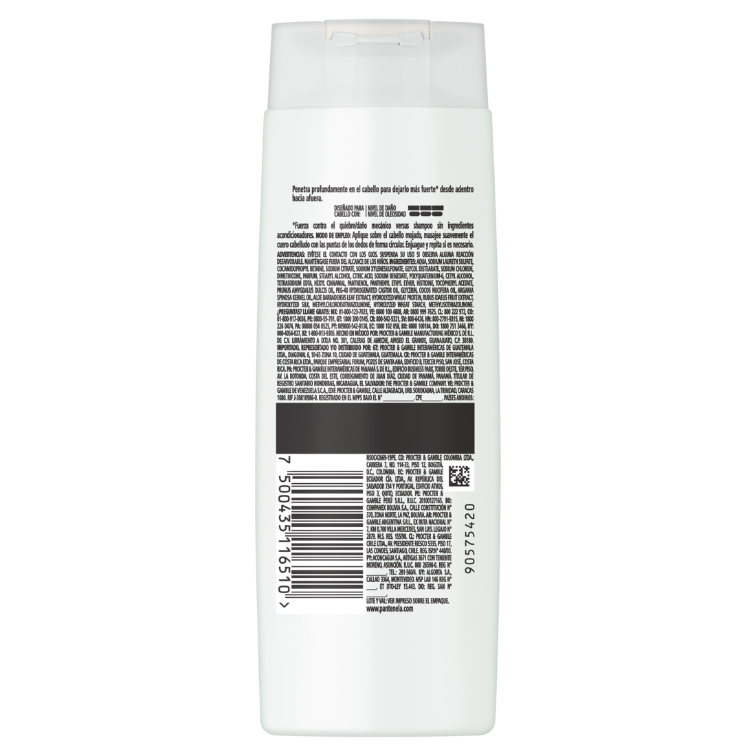 Shampoo Pantene Pro-v Fuerza Reconstruccion 300ml