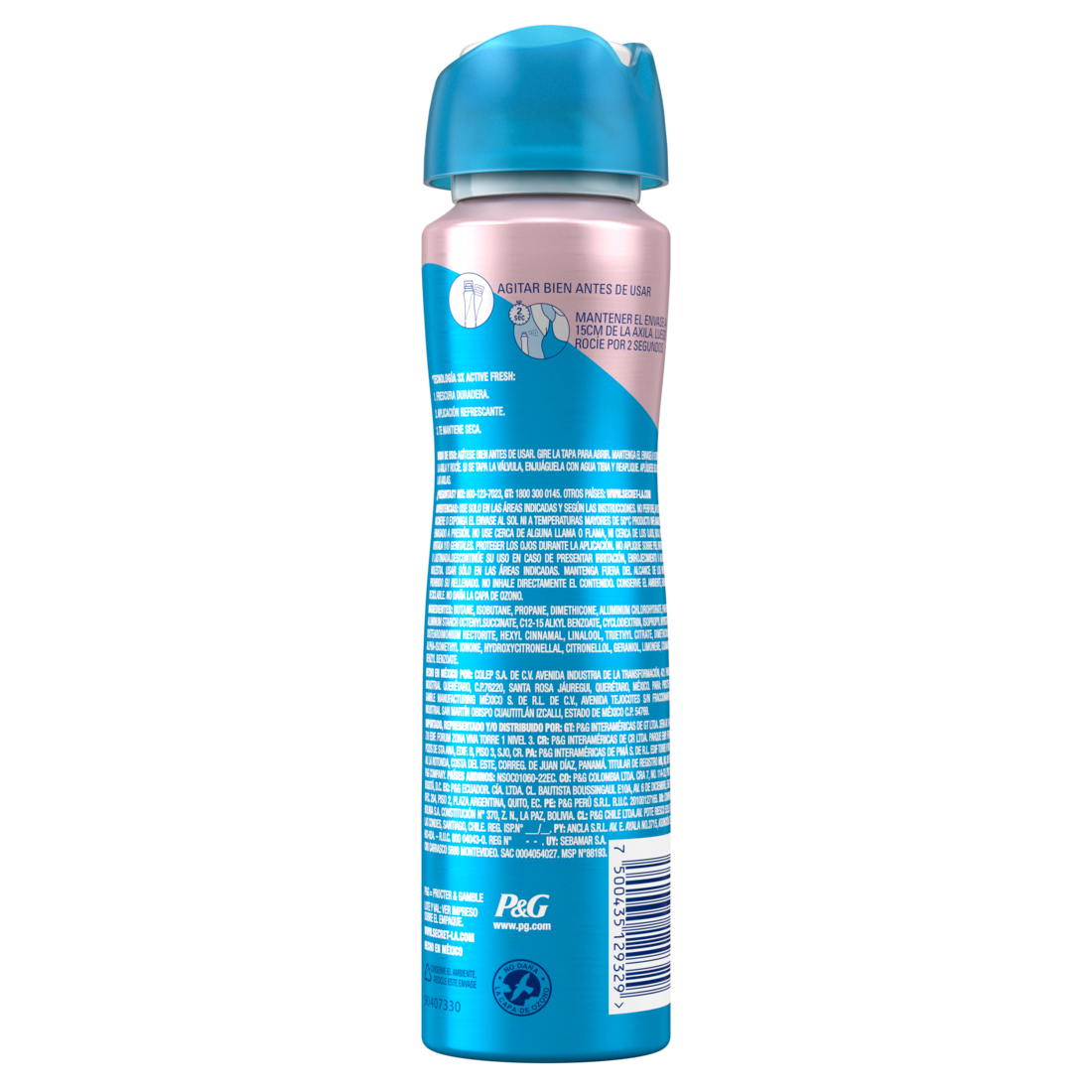 Antitranspirante Aerosol Secret Powder Protect 93g