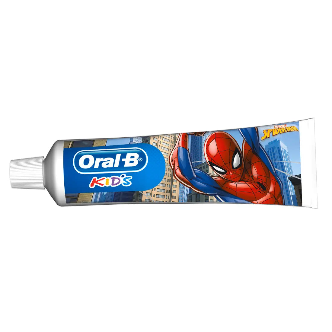 Pasta Dental Para Niños Oral-b Kids Spiderman 37ml Chicle - KCTS - vista lateral