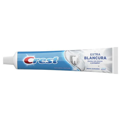 Pasta Dental Crest Extra Blancura 75ml Blanqueamiento Diente - P&amp;G - vista lateral