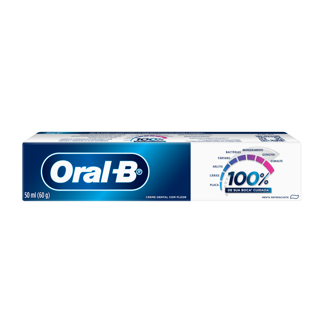 Pasta Dental Oral B 100% 50 Ml Proteccion Esmalte Menta