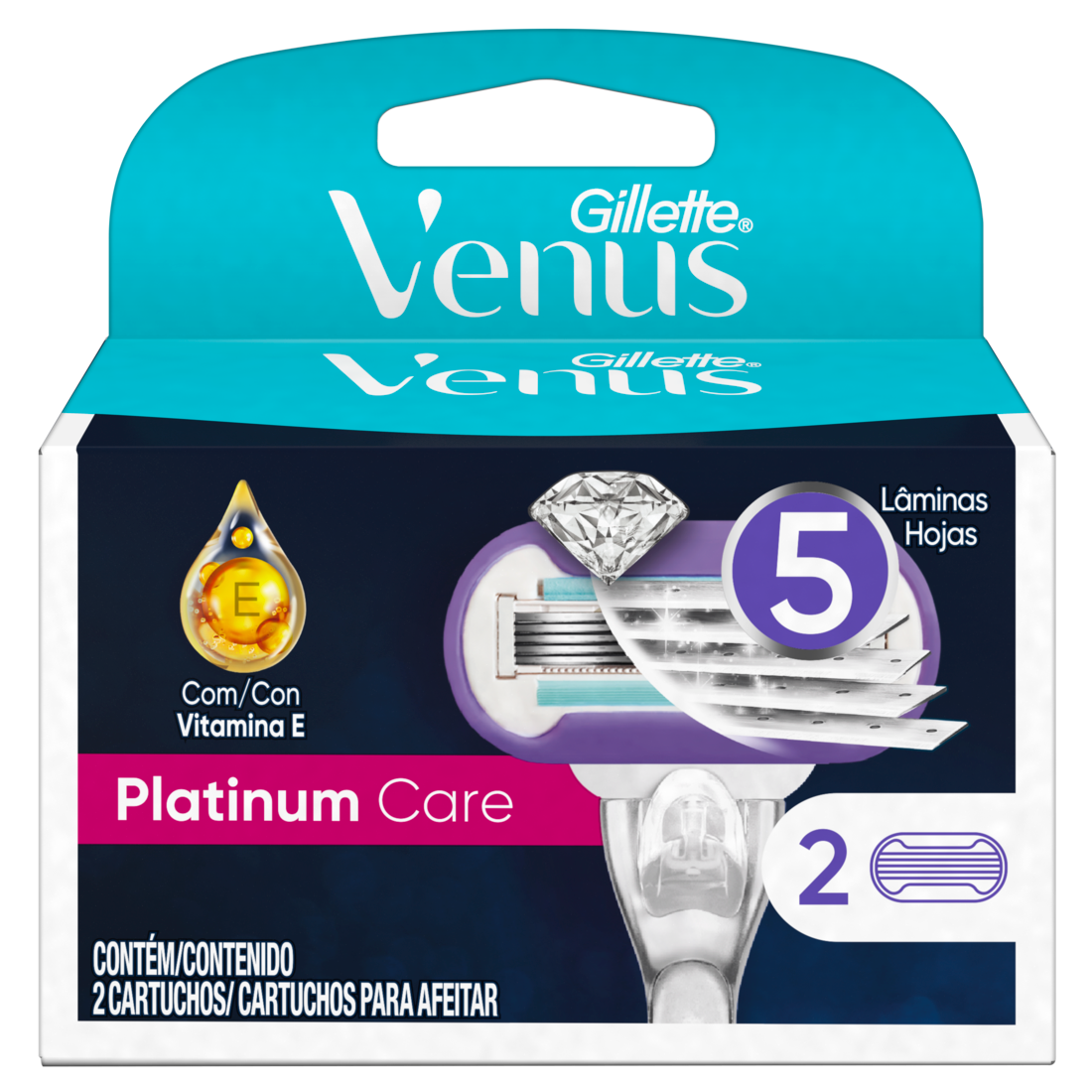 Venus Repuestos Afeitar Platinum Care 2 Unidades