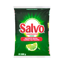 Salvo Limón Detergente Trastes En Polvo Quita Grasa 500g