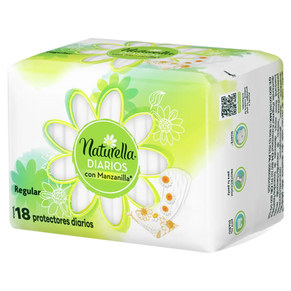 18 Protectores Diarios Regular Naturella Manzanilla - KCTS