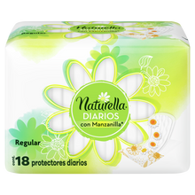 18 Protectores Diarios Regular Naturella Manzanilla