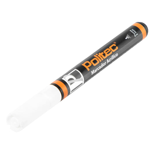 POLITEC - Marcador acrílico 4mm Blanco titanio 301 - politec