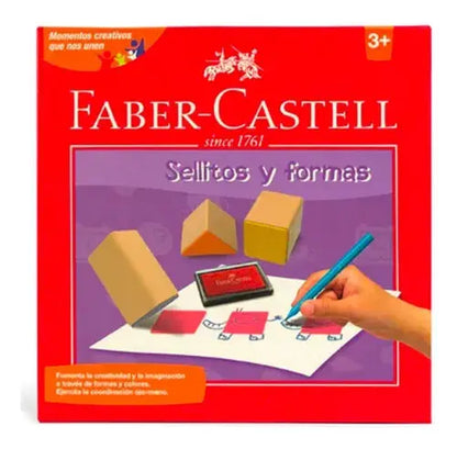 Juego De Mesa Creativo Faber Castell Sellitos y Formas - Faber Castell - contenido