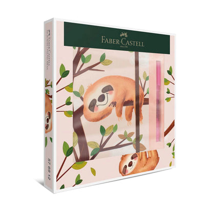 Libreta 160 hojas + Marcador Finepen Faber Castell Edición Osos - MarchanteMX