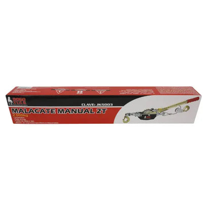MALACATE 2TON CON CABLE 5MM X 3M - Dogotuls