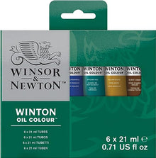 Juego 6 Pinturas Al Óleo Winton 21 Ml Winsor & Newton