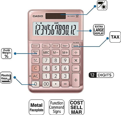 Calculadora De Escritorio Casio Ms-120fm Casio