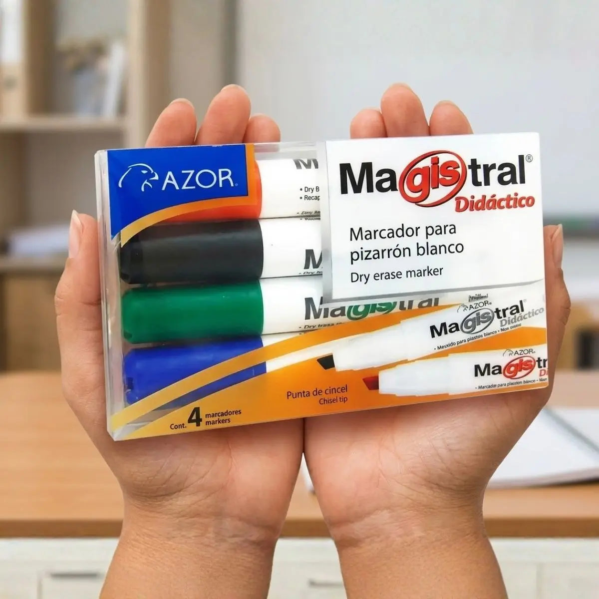 Magistra- Marker for Grso Chalkboard with 4 Col Did Magistra - Azor - vista trasera