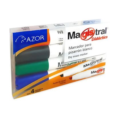 Magistra- Marker for Grso Chalkboard with 4 Col Did Magistra - Azor - accesorios
