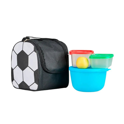 Lonchera Balon Futbol For Promotional Compartimento Interior Permeable