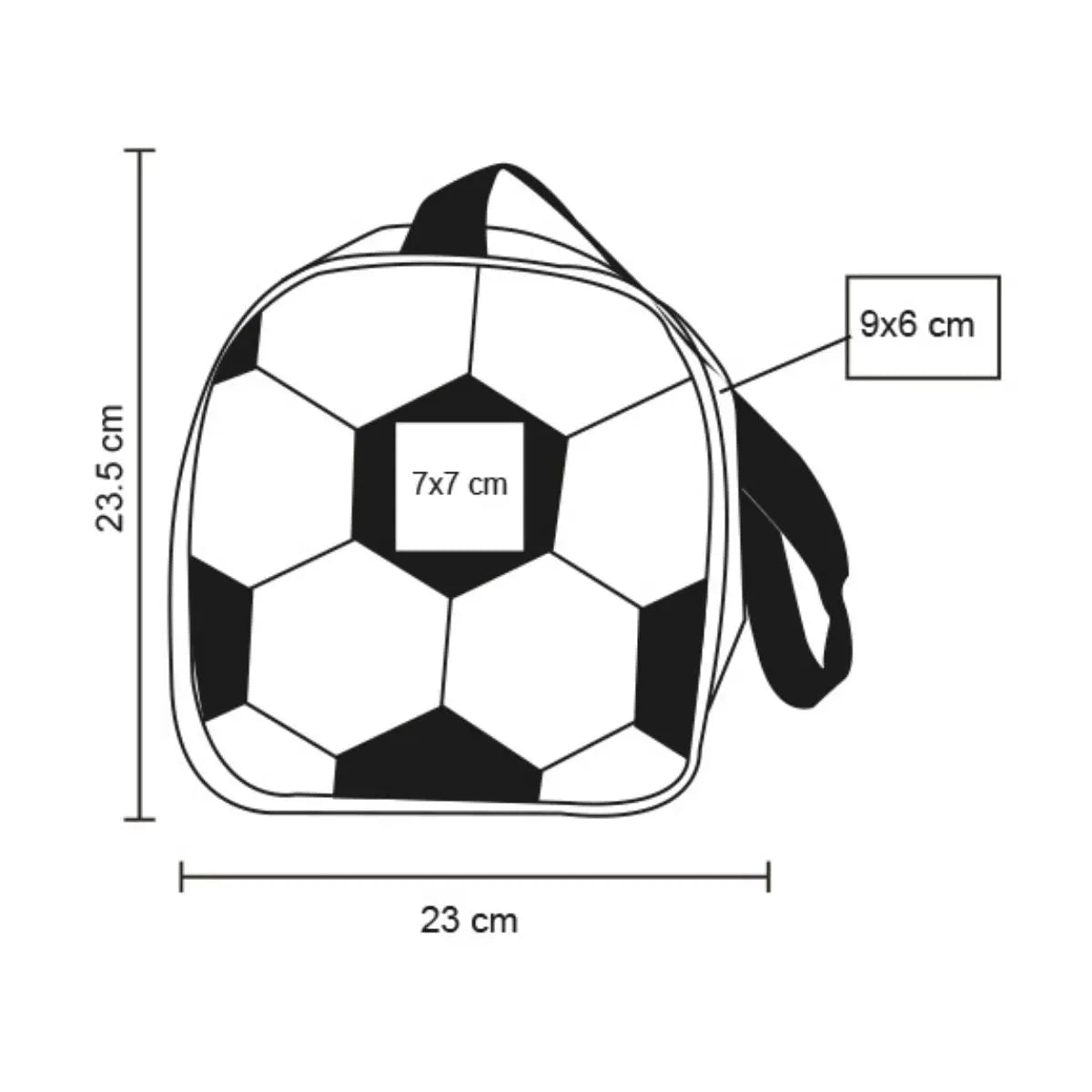 Lonchera Balon Futbol For Promotional Compartimento Interior Permeable