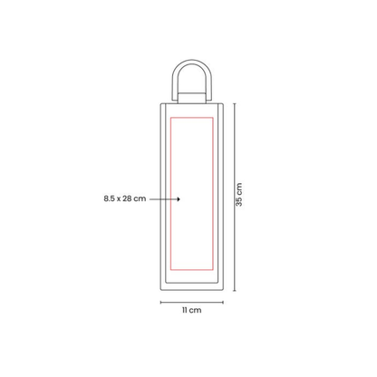 Bolsa Estuche Transportador Botella Vino Promoopcion Yute