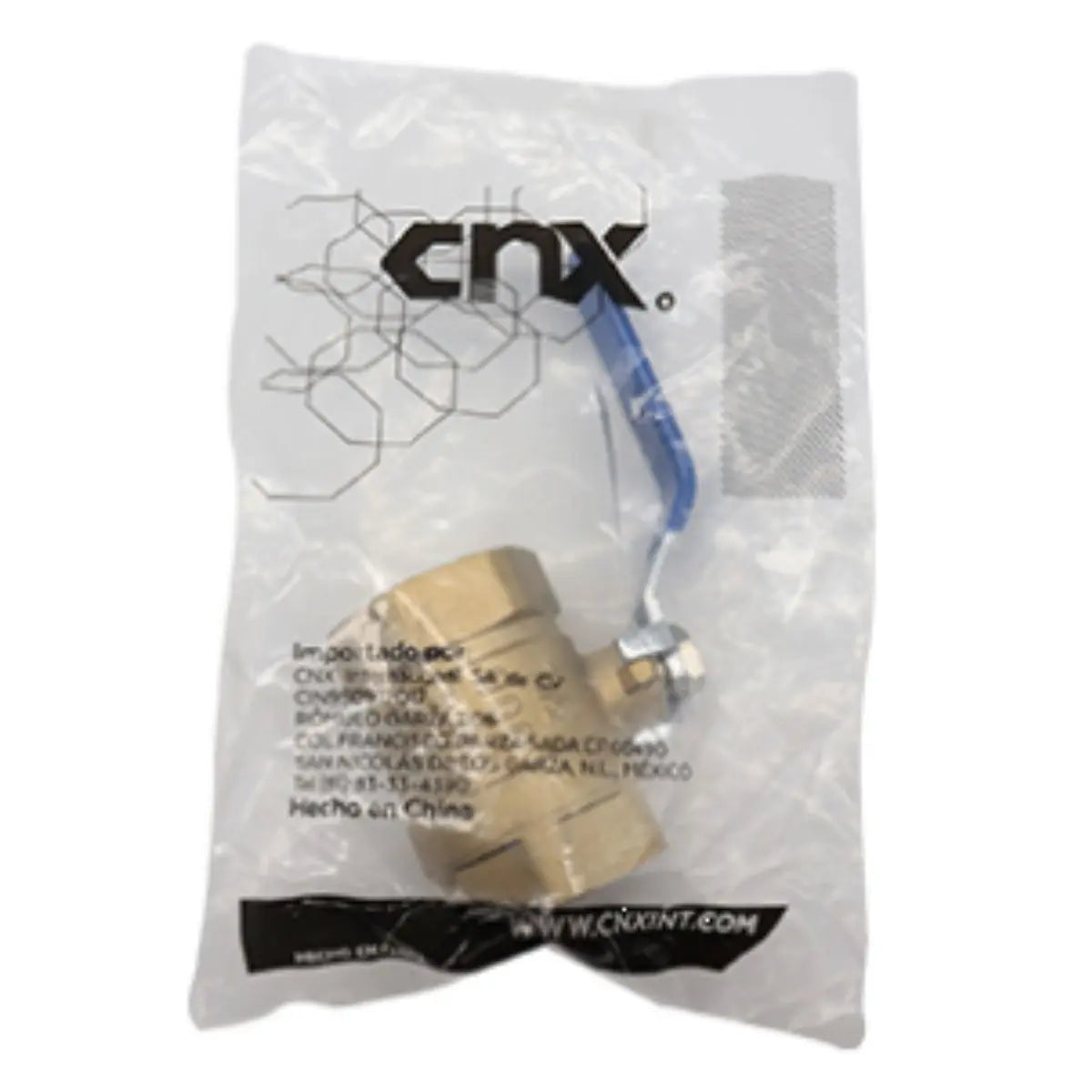 Valvula Esfera Roscable CNX H*H 1 1/2" 300 psi Palanca CNX