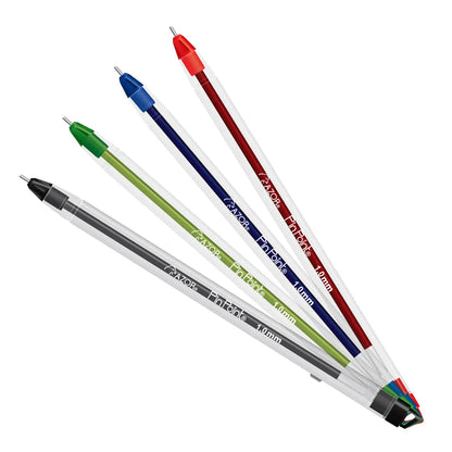 Plumas Azor Pin Point Colores Punto Mediano 1mm 36 Piezas Pin Point