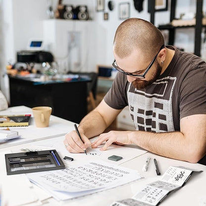 Set 12 Pz Lettering Caligrafia Arteza Principiante