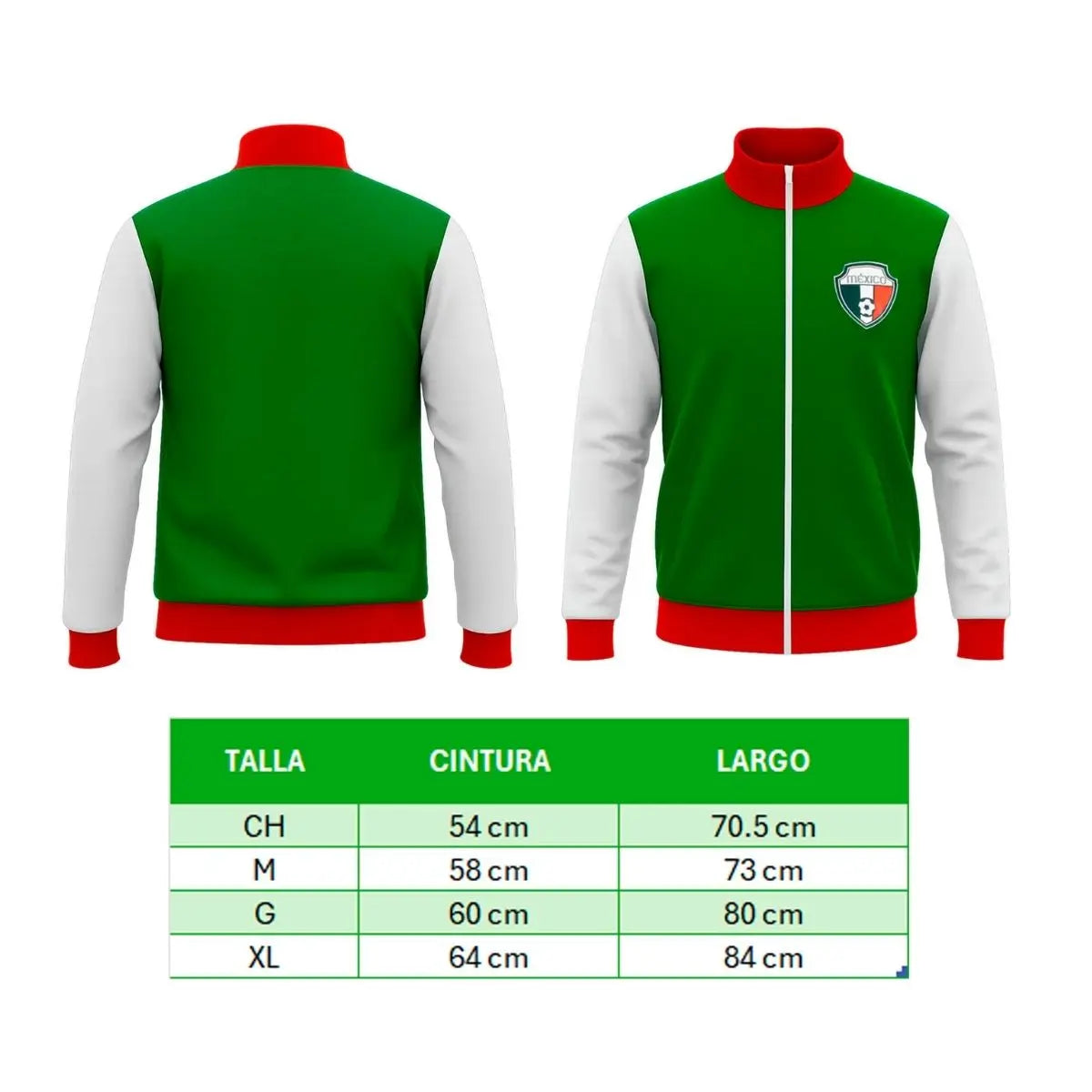 Sudadera Tricolor Logo Mexico For Promotional Elegir Talla