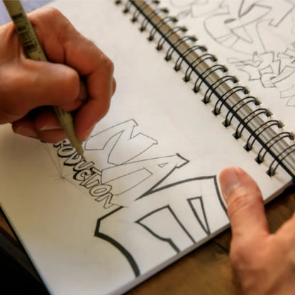 Sketchbook Arillo 21.59x27.94cm 115g 80 Hojas Dibujo Arte Office Lab