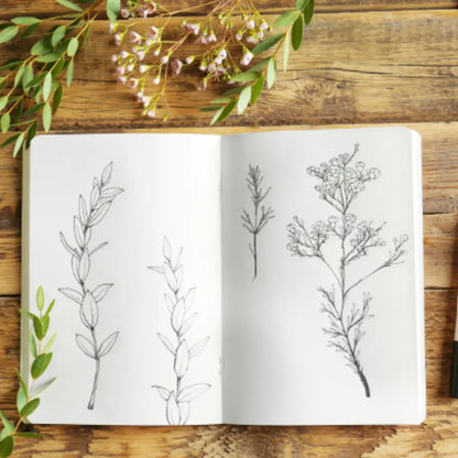 Sketchbook Boceto Engargolado 21.59x27.94cm 115g 80 Hojas Office Lab