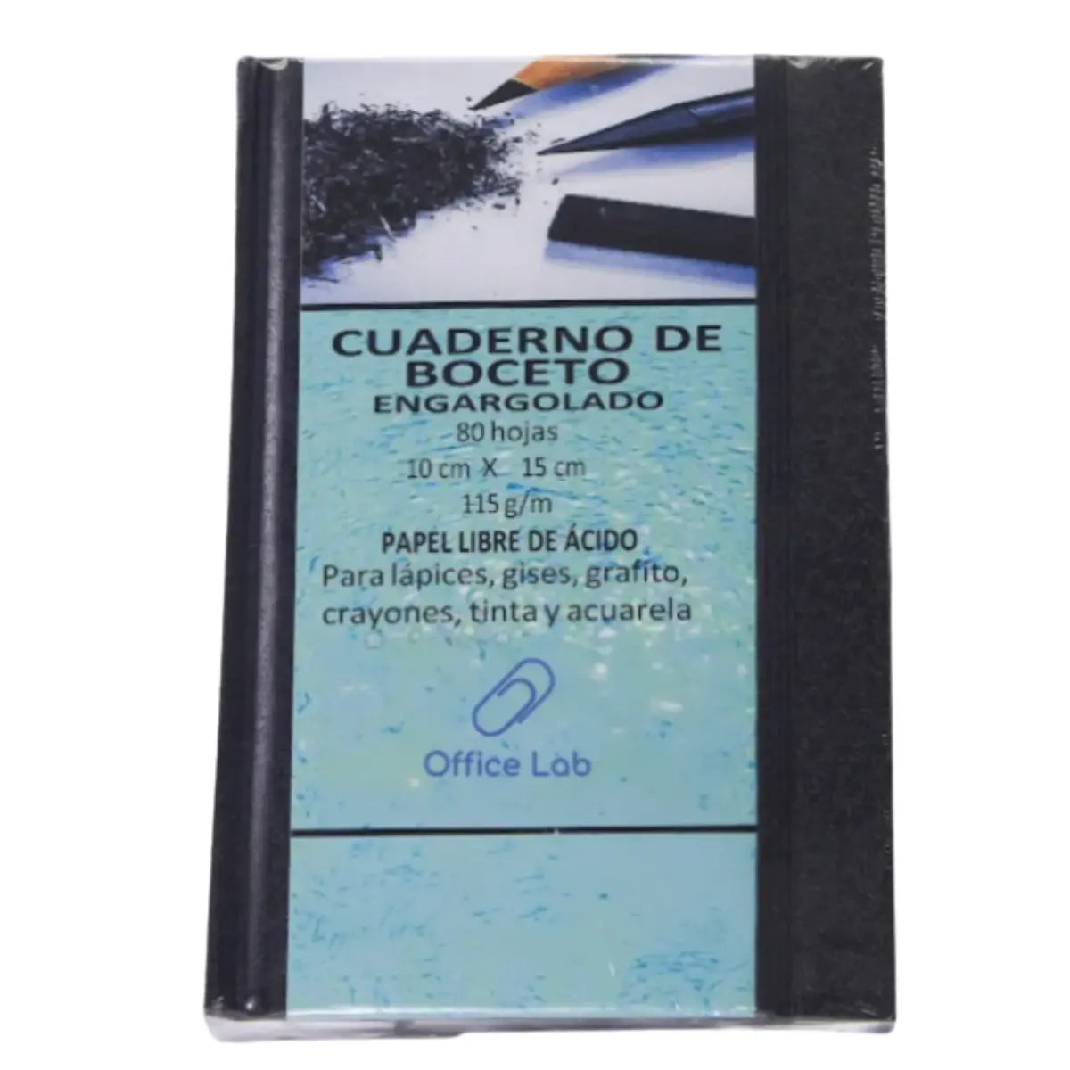 Sketchbook Boceto 10x15cm 115g 80 Hojas Dibujo Arte Office Lab