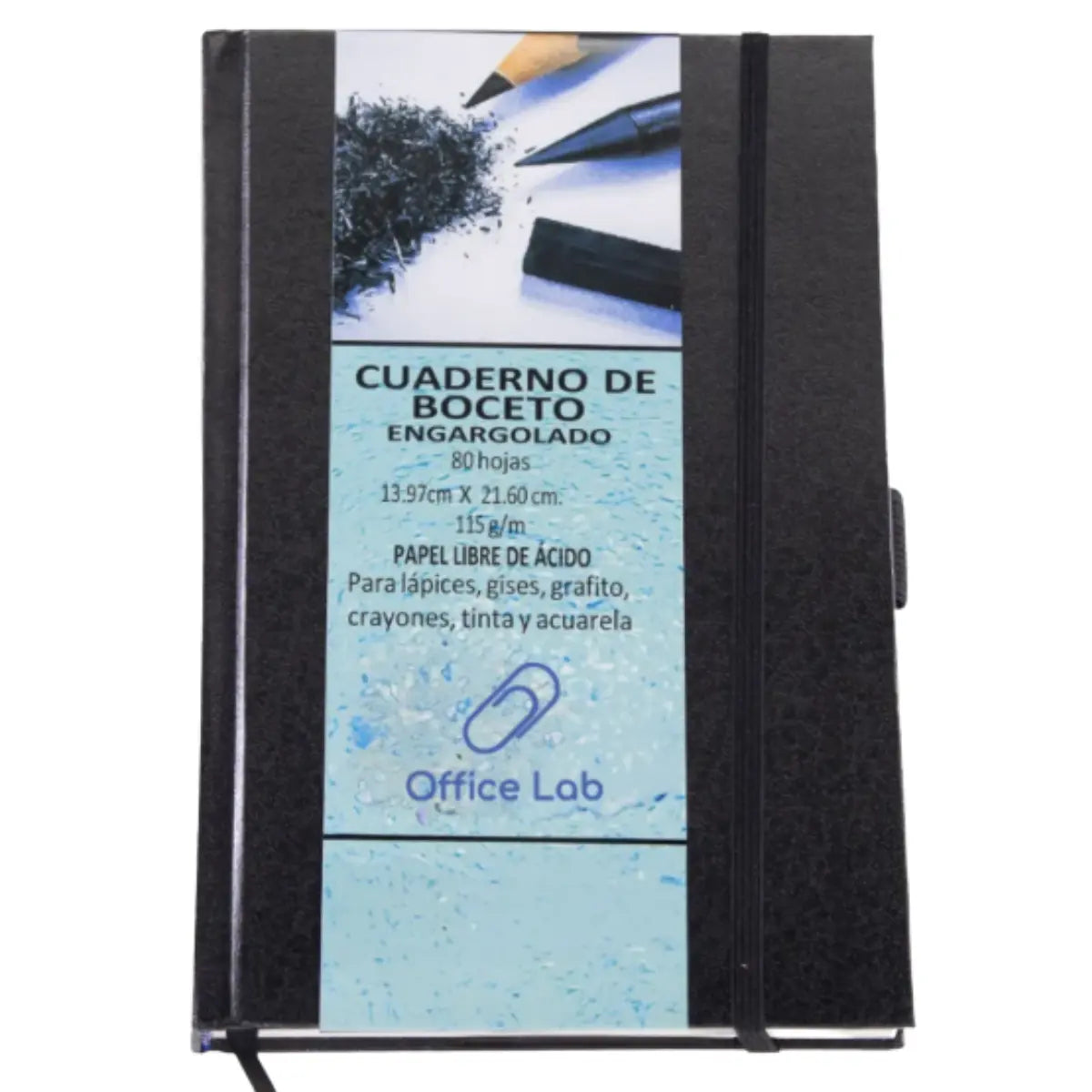 CUADERNO CON ENGARGOLADO 13.97X21.60 CM - Arte Bizarro - vista lateral