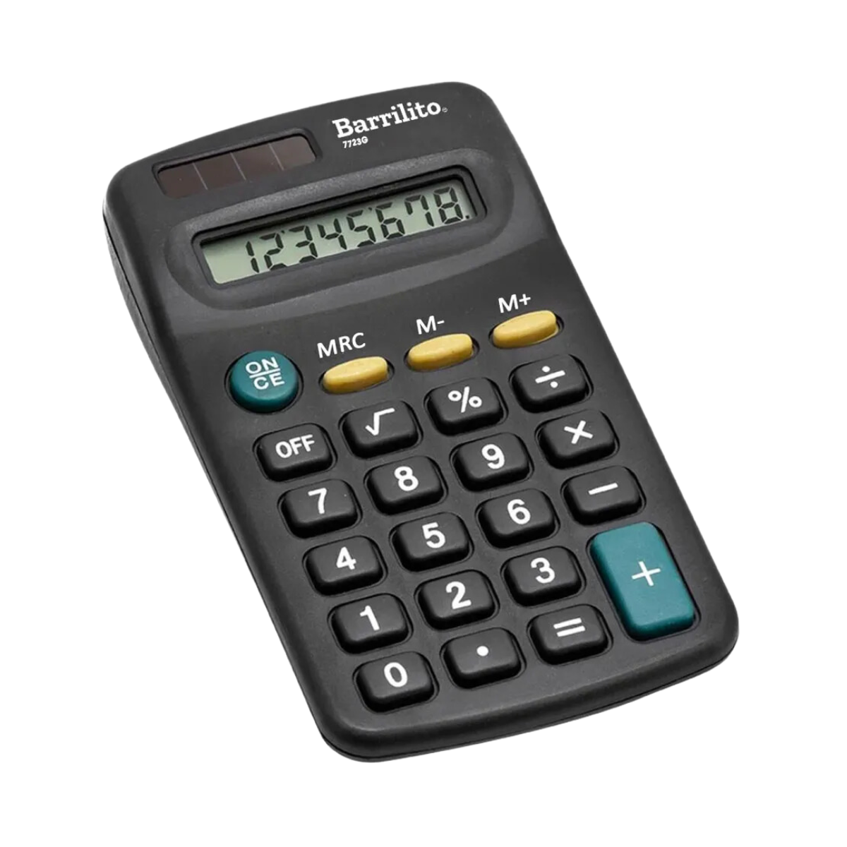 Calculadora Bolsillo Barrilito 7723g C/negro 8 Digitos Negro