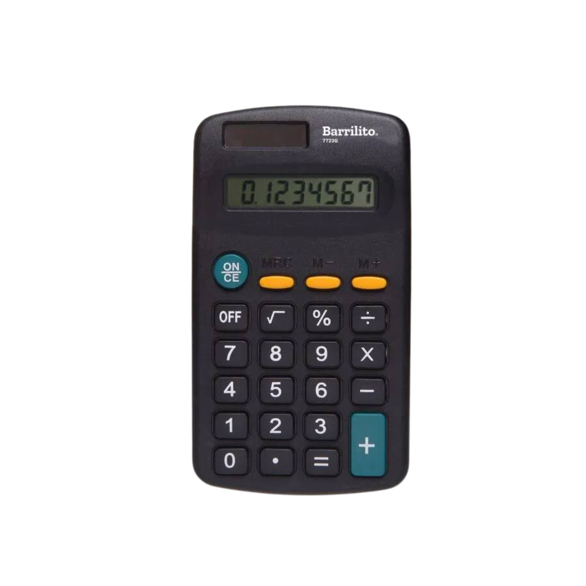 Calculadora Bolsillo Barrilito 7723g C/negro 8 Digitos Negro