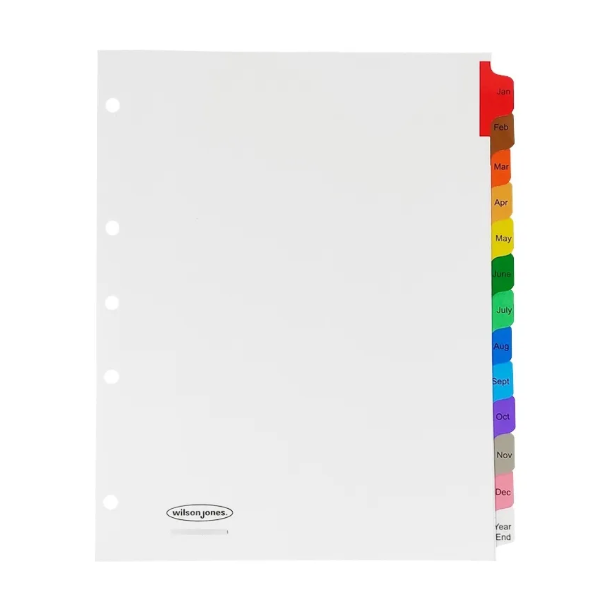 Separador Mensual Wilson Jones Cejas C/colores T/carta P1368