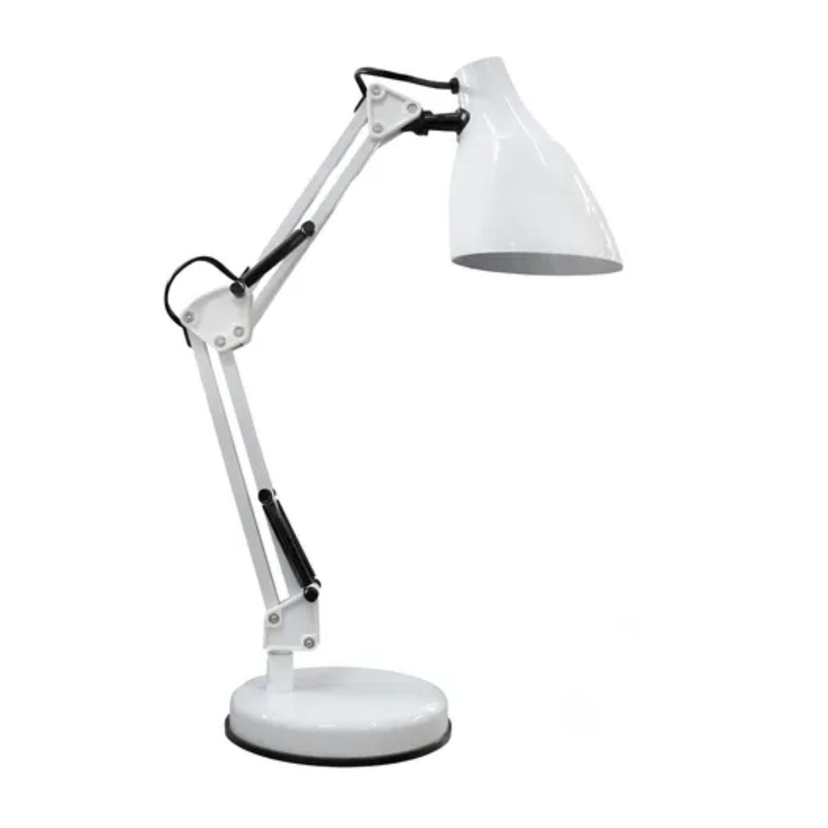 Lampara De Escritorio 2 En 1 Base E27 40 W Blanco Adir